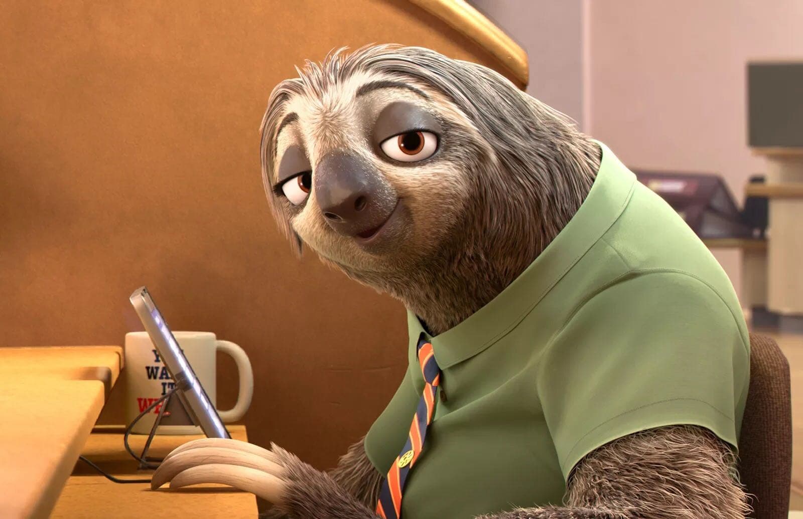 Flash from Zootopia — my spirit animal