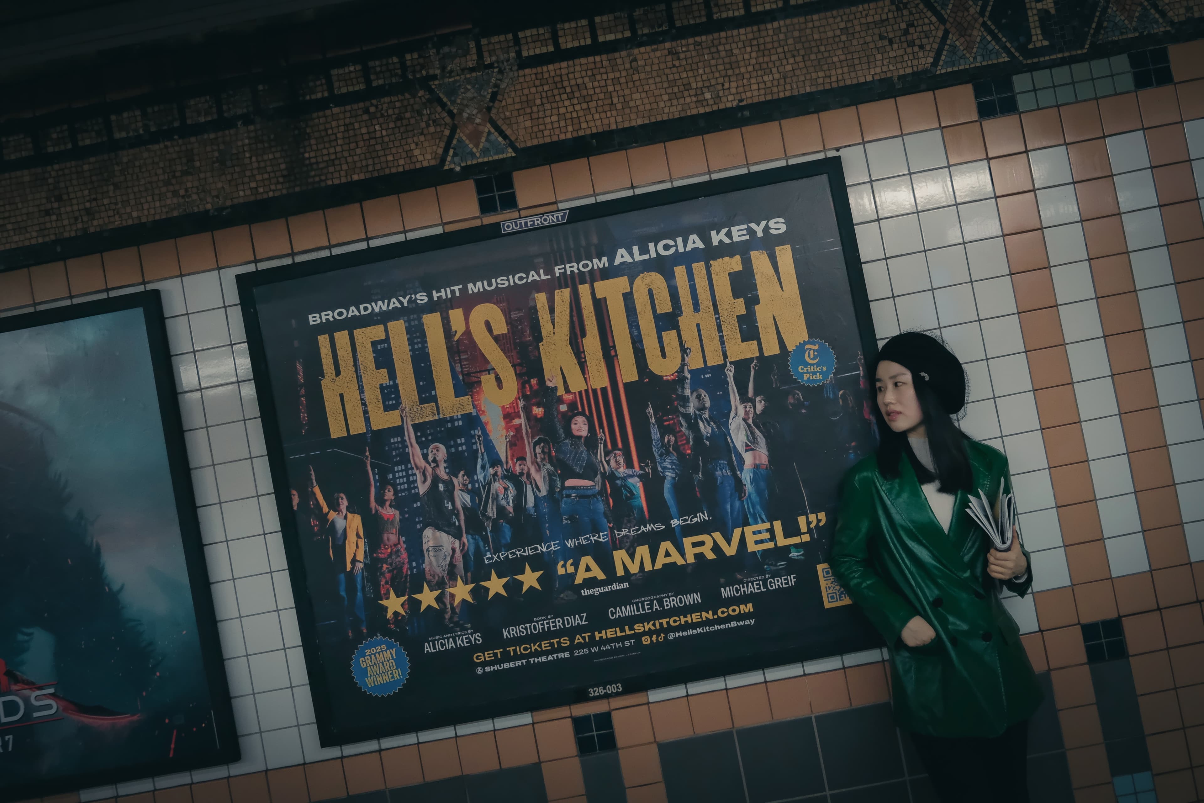 Candid on the subway